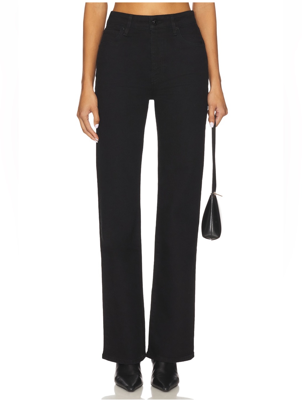 Frame The Arrow Jeans In Black Sz 28